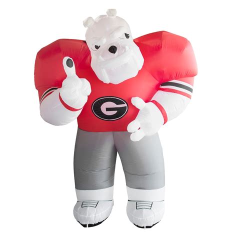 georgia bulldog inflatable|inflatable bulldog christmas.